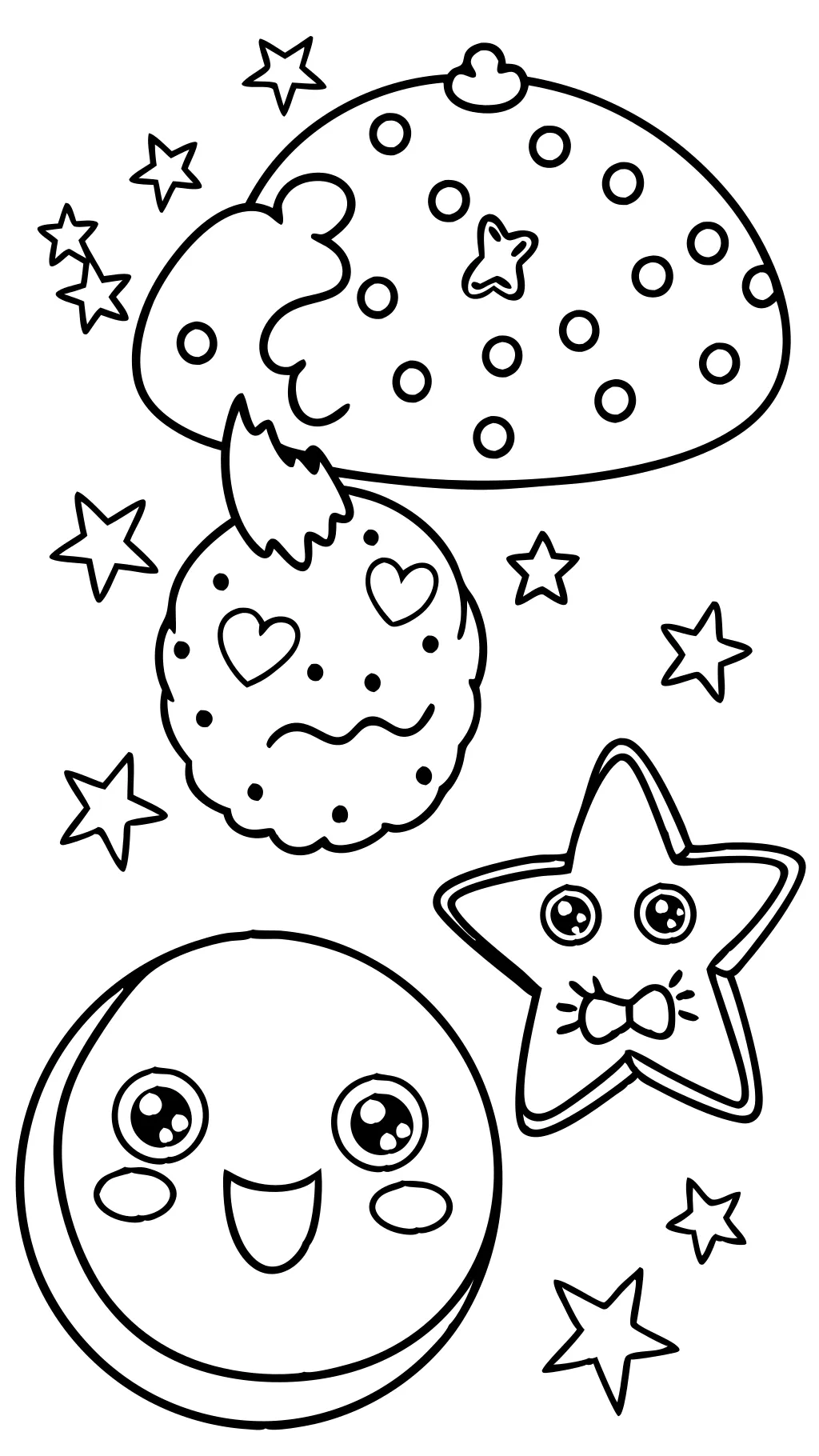 coloring pages of cookies